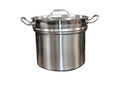 Thunder 16 qt, Double Boiler (3 Piece Set), Stainless Steel, Encapsulated Base, NSF, Each