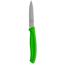 Thunder Paring Kinfe, 3-1/4" Blade, Green Polypropylene Handles, German Steel, NSF, Pack of 2