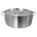 Thunder 20 Qt, Brazier Pot With Lid, Aluminum, Mirror-Finished, Each