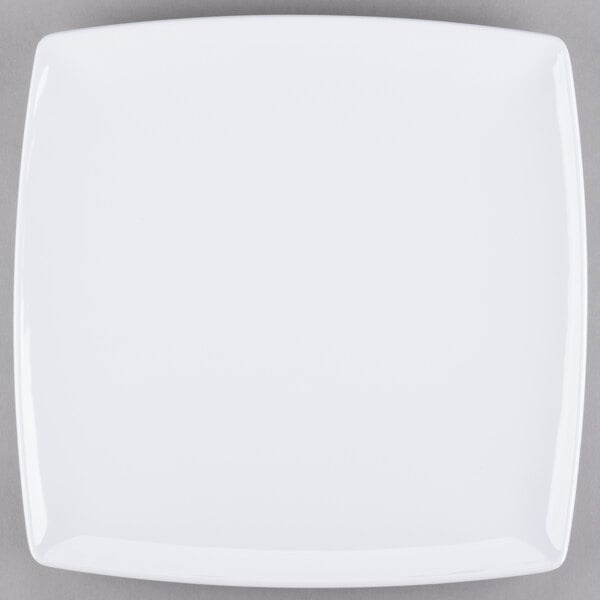 Thunder 12" X 12", 1" Deep, Square Plate, Classic White, Melamine, Dozen