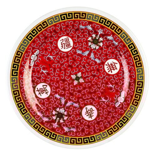 Thunder 10-3/8" Diameter X 7/8" Height, Round Plate, Longevity, Melamine, Dozen