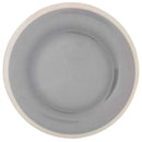 Thunder 10-1/2" Diameter X 7/8" Height, Wide Rim Dinner Plate, Graham, Melamine, Dozen