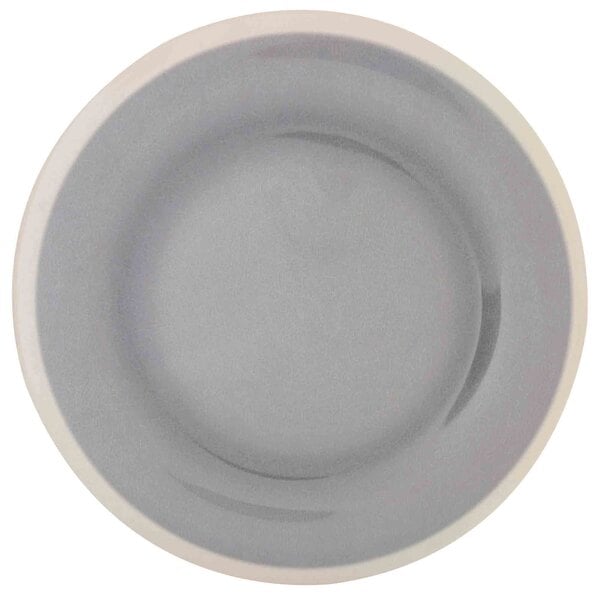 Thunder 10-1/2" Diameter X 7/8" Height, Wide Rim Dinner Plate, Graham, Melamine, Dozen