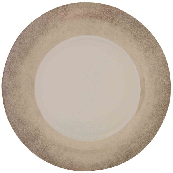 Thunder 9-1/4" Diameter X 7/8" Height, Wide Rim Dinner Plate, Jazz, Melamine, Dozen