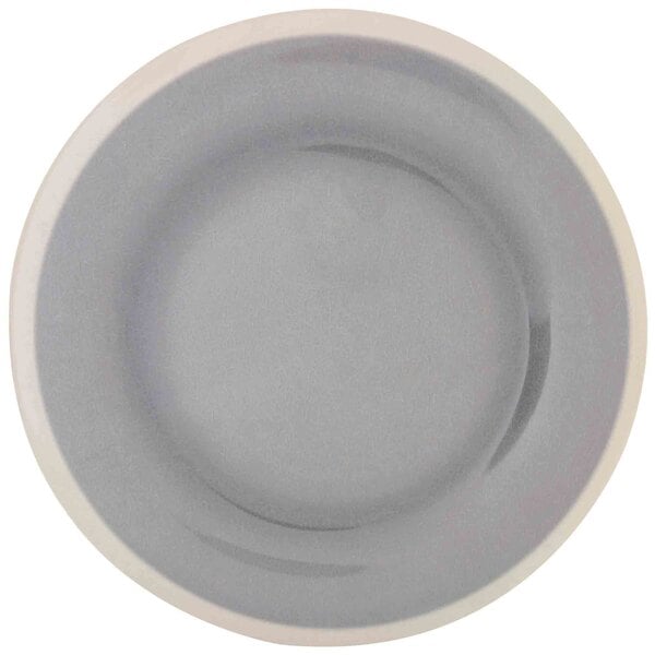 Thunder 9-1/4" Diameter X 7/8" Height, Wide Rim Dinner Plate, Graham, Melamine, Dozen