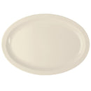 Thunder 15-1/2" X 10-7/8" X 1-1/8", Narrow Rim Platter, Tan Color, Melamine, Dozen