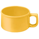 Thunder 10 Oz, 4" Diameter X 2-3/8" Height, Soup Mug, Yellow Color, Melamine, Dozen