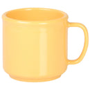 Thunder 10 Oz Mug, 3-3/8" Diameter X 3-1/8" Height, Yellow Color, Melamine, Dozen