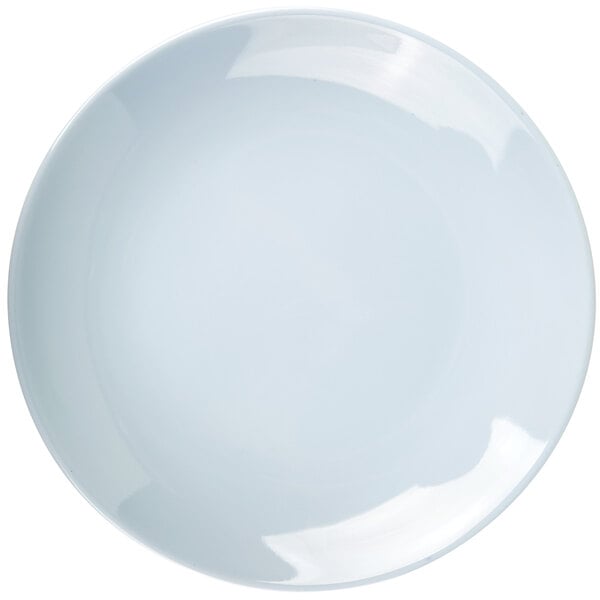 Thunder 9-3/4" Diameter X 1-3/8" Height, Round Plate, Blue Jade, Melamine, Dozen