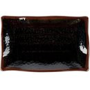 Thunder 11-1/4" X 7-1/4" X 1", Wavy Rectangular Plate, Tenmoku, Melamine, Dozen