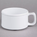 Thunder 10 Oz, 4" Diameter X 2-3/8" Height, Soup Mug, White Color, Melamine, Dozen