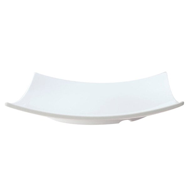 Thunder 6" X 6", 1" Deep, Flare Plate, Classic White, Melamine, Dozen