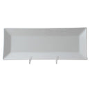 Thunder 10-1/4" X 4", 1" Deep, Rectangular Appetizer Tray, Classic White, Melamine, Dozen