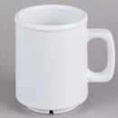 Thunder 8 Oz Mug, 2-7/8" Diameter X 3-7/8" Height, White Color, Melamine, Dozen