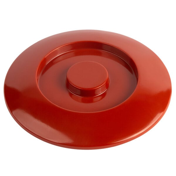 Thunder Lid Only, Fits NS608-1R, Red Color (Divided Server Sold Separately), Melamine, Dozen
