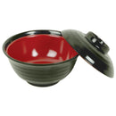 Thunder 10 Oz, Bowl: 4-3/4" Diameter X 2-1/4" Height, Soup Vegetable Bowl, Two Tone (Black & Red), Melamine, Dozen