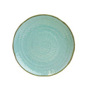 Thunder 9-3/8" Diameter X 1-3/8" Height, Lotus Shape Plate, Seaside, Melamine, Dozen