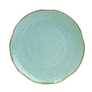 Thunder 10-1/2" Diameter X 1-1/2" Height, Lotus Shape Plate, Seaside, Melamine, Dozen