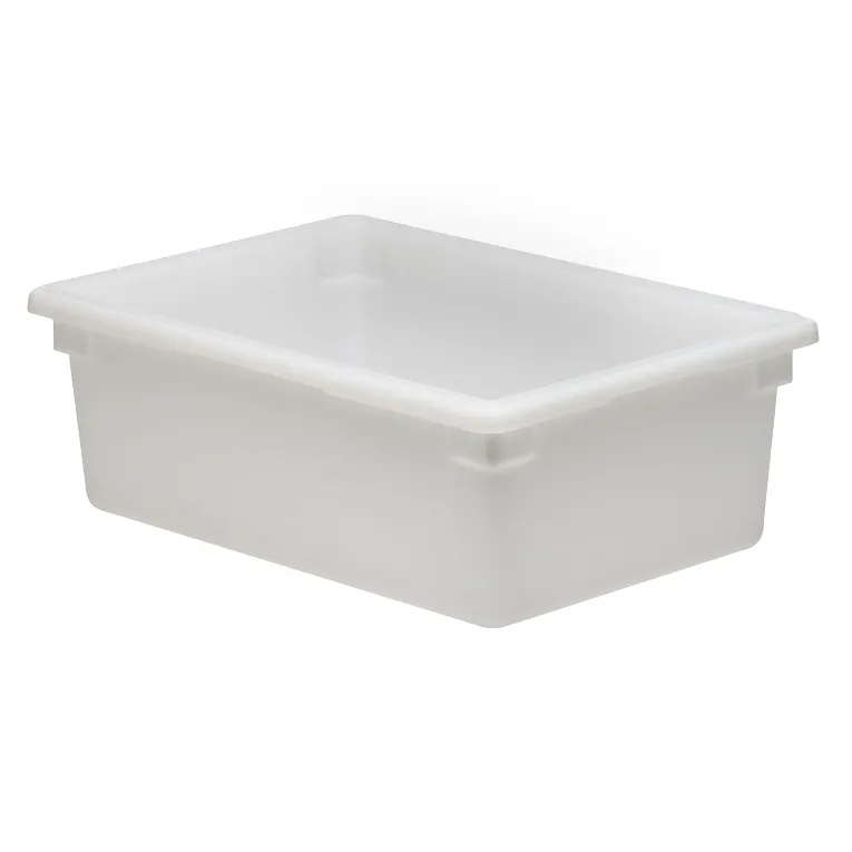 Cambro 18" x 26" x 12" Poly Food Storage Box, White, Each