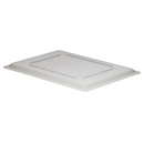 Cambro 18" x 26" x 12" Poly Flat Lid for Food Storage Box, White, Each
