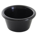 Thunder 2-1/2 Oz, 2-7/8" Diameter X 1-2/5" Height, Smooth Ramekin, Black Color, Acrylonitrile Styrene, Dozen