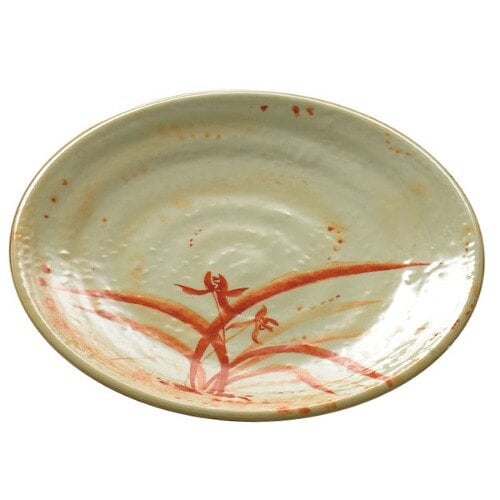 Thunder 7-1/2" Diameter X 1-1/8" Height, Round Plate, Gold Orchid, Melamine, Dozen
