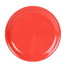Thunder 9" Diameter X 3/4" Height, Narrow Rim Plate, Orange Color, Melamine, Dozen