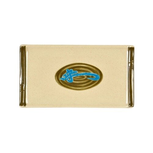 Thunder 8-1/2" X 4-3/4" X 1-1/8", Bamboo Sashimi Platter, Wei, Melamine, Dozen