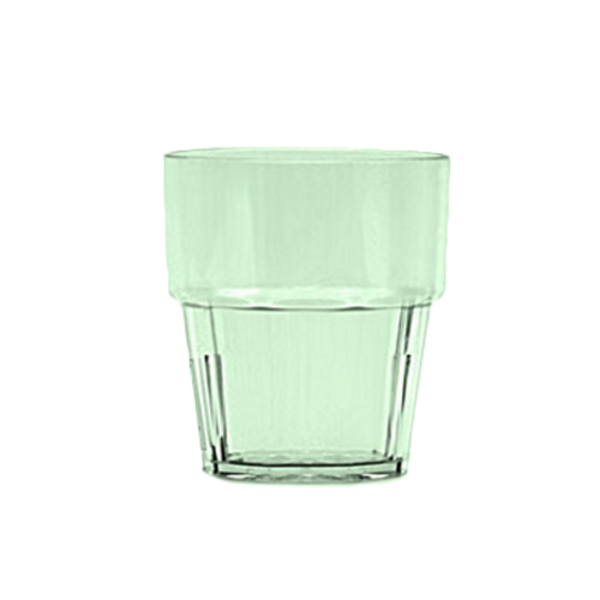 Thunder 8 Oz, 3-1/8" Diameter X 3-1/4" Height, Diamond Rock, Green Color, Polycarbonate, Dozen
