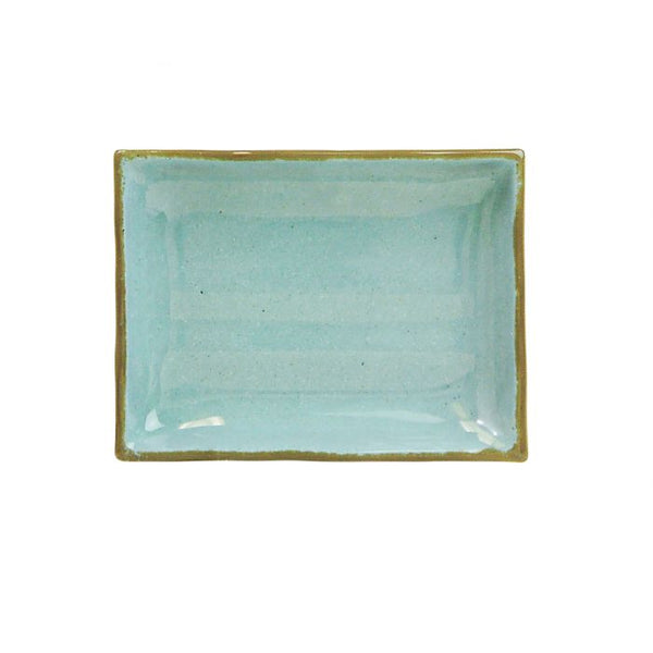 Thunder 8 Oz, 6-1/4" X 4-3/4" X 1-1/8", Wavy Rectangular Plate, Gold Orchid, Melamine, Dozen