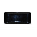 Thunder 11-1/4" X 5", 1" Deep, Rectangular Plate, Classic Black, Melamine, Dozen