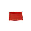 Thunder 11-1/4" X 7-1/4", 1" Deep, Wavy Rectangular Plate, Classic Pure Red, Melamine, Dozen