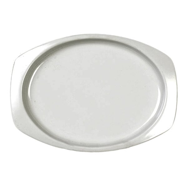 Thunder 11-1/2" X 7-1/2" X 3/4", Rectangular Platter, White Color, Melamine, Dozen
