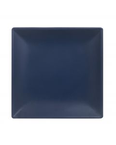 Thunder 4-1/2" X 4-1/2", 1/2" Deep, Square Plate, Classic Stone Blue, Melamine, Dozen