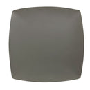 Thunder 9" X 9", 1" Deep, Square Plate, Classic Stone Grey, Melamine, Dozen