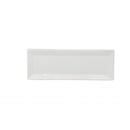Thunder 15" X 5-1/4", 1" Deep, Rectangular Appetizer Tray, Classic White, Melamine, Dozen
