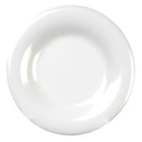 Thunder 5-1/2" Diameter X 3/4" Height, Wide Rim Plate, White Color, Melamine, Dozen