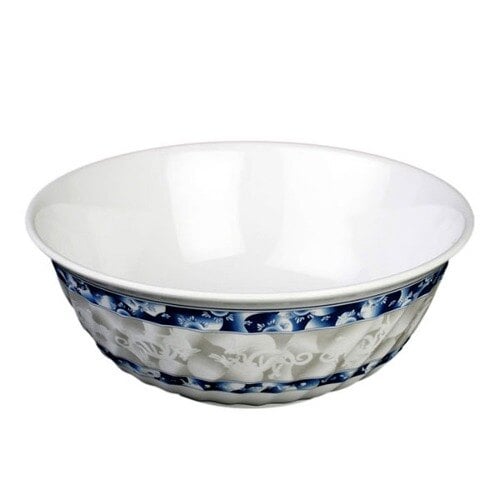 Thunder 32 Oz, 6-7/8" Diameter X 2-3/4" Height, Swirl Bowl, Blue Dragon, Melamine, Dozen