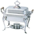 Thunder 4 Qt, 17-3/4" X 11-3/4" X 16-1/4", Half Size Square Deluxe Chafer, Stainless Steel 18-8, Each