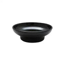 Thunder 8 Oz, 4-3/4" Diameter X 1-1/2" Height, Salsa Dish, Black Color, Acrylonitrile Styrene, Dozen