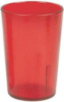 Thunder 9-1/2 Oz, 2-3/4" Diameter X 4-1/4" Height, Traditional Tumbler, Red Color, Acrylonitrile Styrene, Dozen