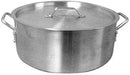 Thunder 40 Qt, Brazier Pot With Lid, Aluminum, Mirror-Finished, Each