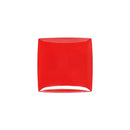 Thunder 7-1/4" X 7-1/4", 1/2" Deep, Square Plate, Classic Pure Red, Melamine, Dozen