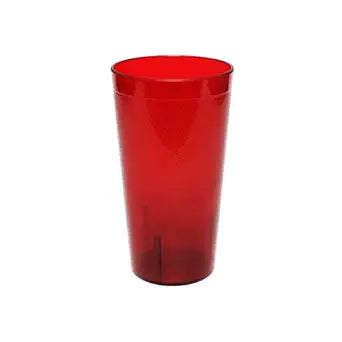 Thunder 16 Oz, 3-1/8" Diameter X 5-2/3" Height, Traditional Tumbler, Red Color, Acrylonitrile Styrene, Dozen