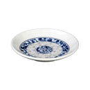Thunder 4 Oz ,4-1/2" Diameter X 3/4" Height, Round Plate, Blue Dragon, Melamine, Dozen