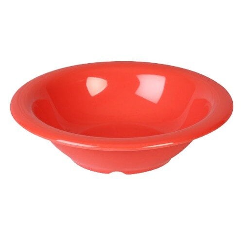 Thunder 15 Oz, 7-1/4" Diameter X 1-7/8" Height, Soup Bowl, Orange Color, Melamine, Dozen