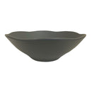 Thunder 45 Oz, 9" Diameter X 3" Deep, Wavy Soup Bowl, Classic Stone Grey, Melamine, Dozen