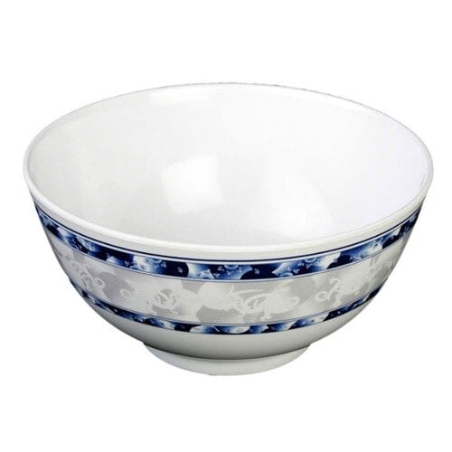 Thunder 25 Oz, 5-7/8" Diameter X 2-7/8" Height, Rice Bowl, Blue Dragon, Melamine, Dozen