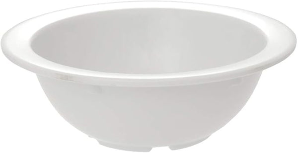 Thunder 10 Oz, 5-1/2" Diameter X 1-7/8" Height, Grapefruit Bowl, White Color, Melamine, Dozen