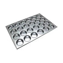 Thunder 3-1/2 Oz Each Cup, 24 Cup Muffin Pan, Aluminum, Oven Safe, Each